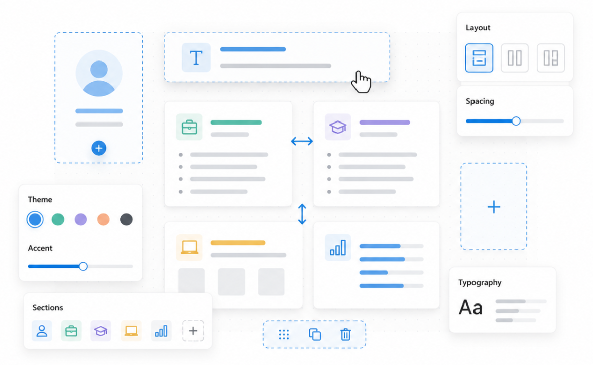 Modular Sidebar CV preview